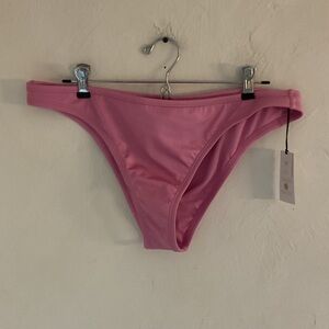 Shade & Shore Vibrant Pink Bikini Bottom, Size L(12-14), NWT